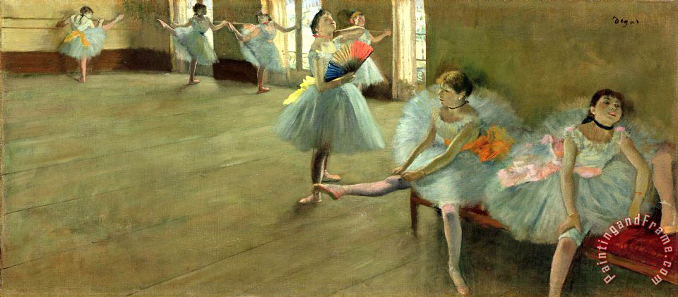 960x421 Edgar Degas Dancers In The Classroom Painting - Classroom Painting