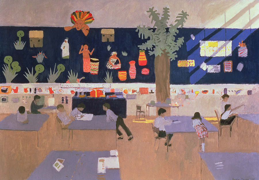 900x628 Classroom Painting By Andrew Macara - Classroom Painting