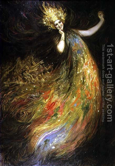 437x632 Frontispiece To Pelleas And Melisande, By Claude Debussy 1862 1918 - Claude Debussy Painting