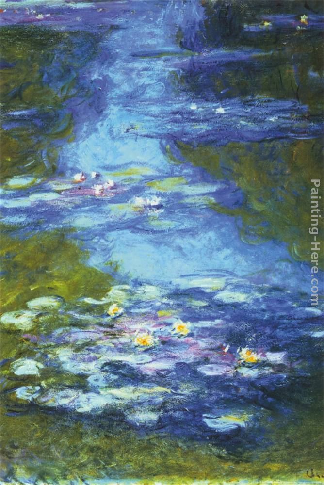 668x1000 Claude Monet Water Lilies I Painting Anysize 50% Off - Claude Monet Painting
