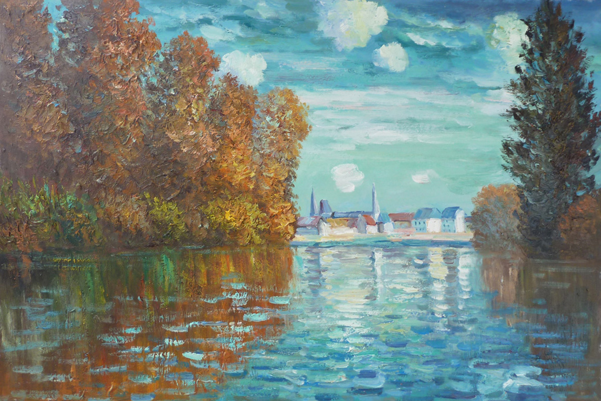 1200x800 Monet - Claude Monet Painting