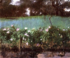 300x249 Sargent - Claude Monet Painting By The Edge Of A Wood