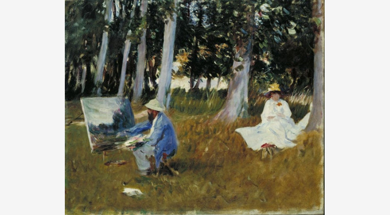 800x442 Claude Monet Painting - Claude Monet Painting By The Edge Of A Wood