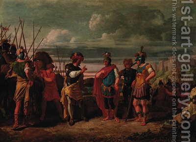 400x289 Claudius Civilis With The Commanders Of The Roman Army Frans De - Claudius Painting