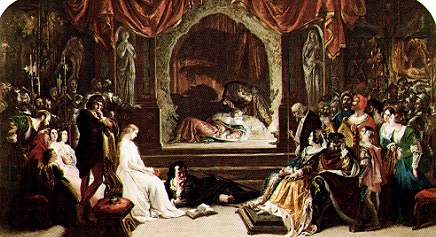 436x237 Maclise. The Play Scene - Claudius Painting