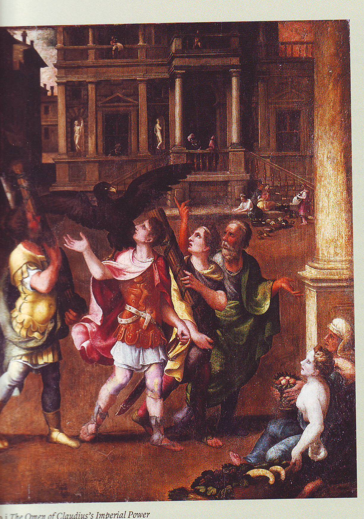 1224x1746 The Omen Of Claudius Imperial Power Painting Workshop Of Giulio - Claudius Painting