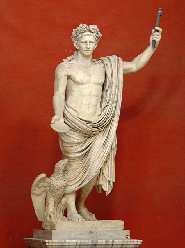 636x850 Gjcl Classical Art History Claudius As Jupiter - Claudius Roman Emperor Painting