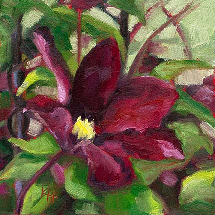 432x432 Clematis - Clematis Painting