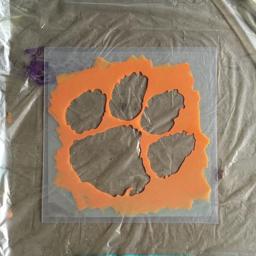 500x500 Paw Painting A Tiger Tradition - Clemson Painting