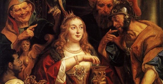 650x338 Did Cleopatra Drink A Pearl Dissolved In Vinegar - Cleopatra And Caesar Painting