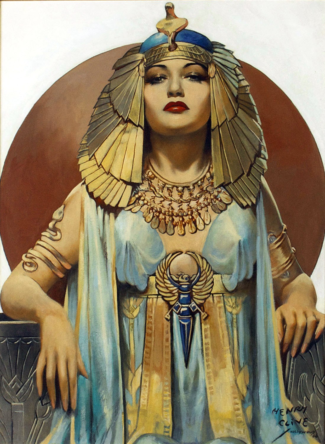 1099x1500 Pin Up Girls Of History Cleopatra - Cleopatra Original Painting