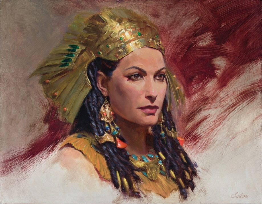920x715 Cleopatra, An Art Print By Pavel Sokov - Cleopatra Original Painting
