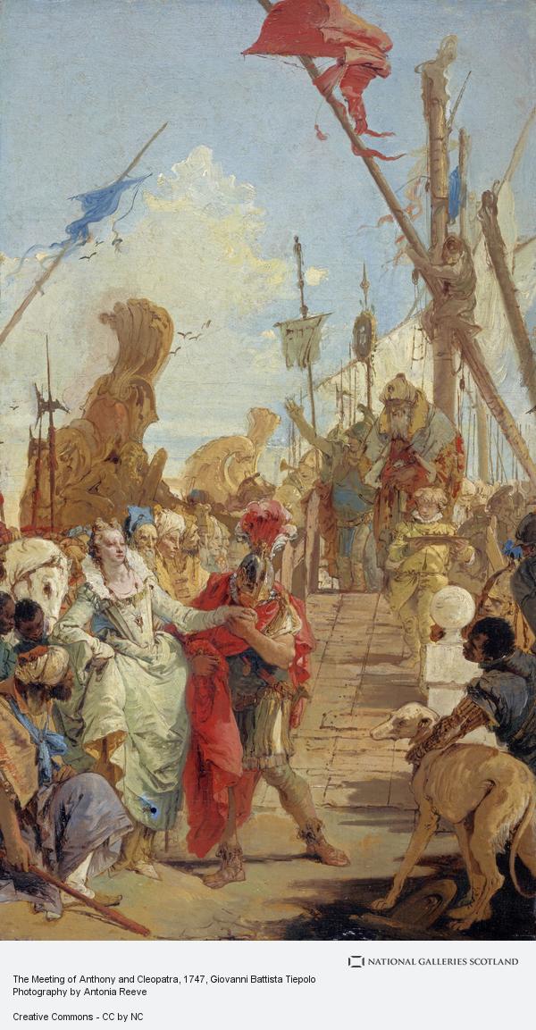 600x1153 The Meeting Of Anthony And Cleopatra National Galleries Of Scotland - Cleopatra Painting