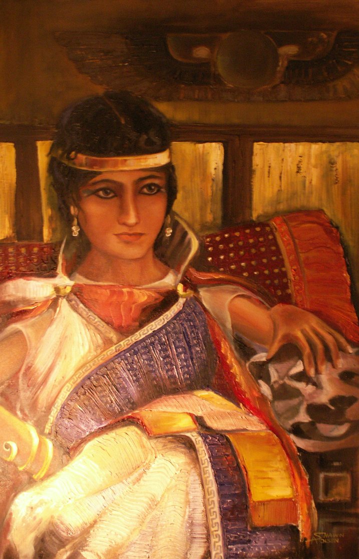 717x1115 Cleopatra After Waterhouse By Saolsen - Cleopatra Real Painting