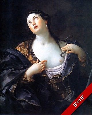 320x400 Death Of Cleopatra Queen Of Egypt Poison Painting Rome Art Real - Cleopatra Real Painting