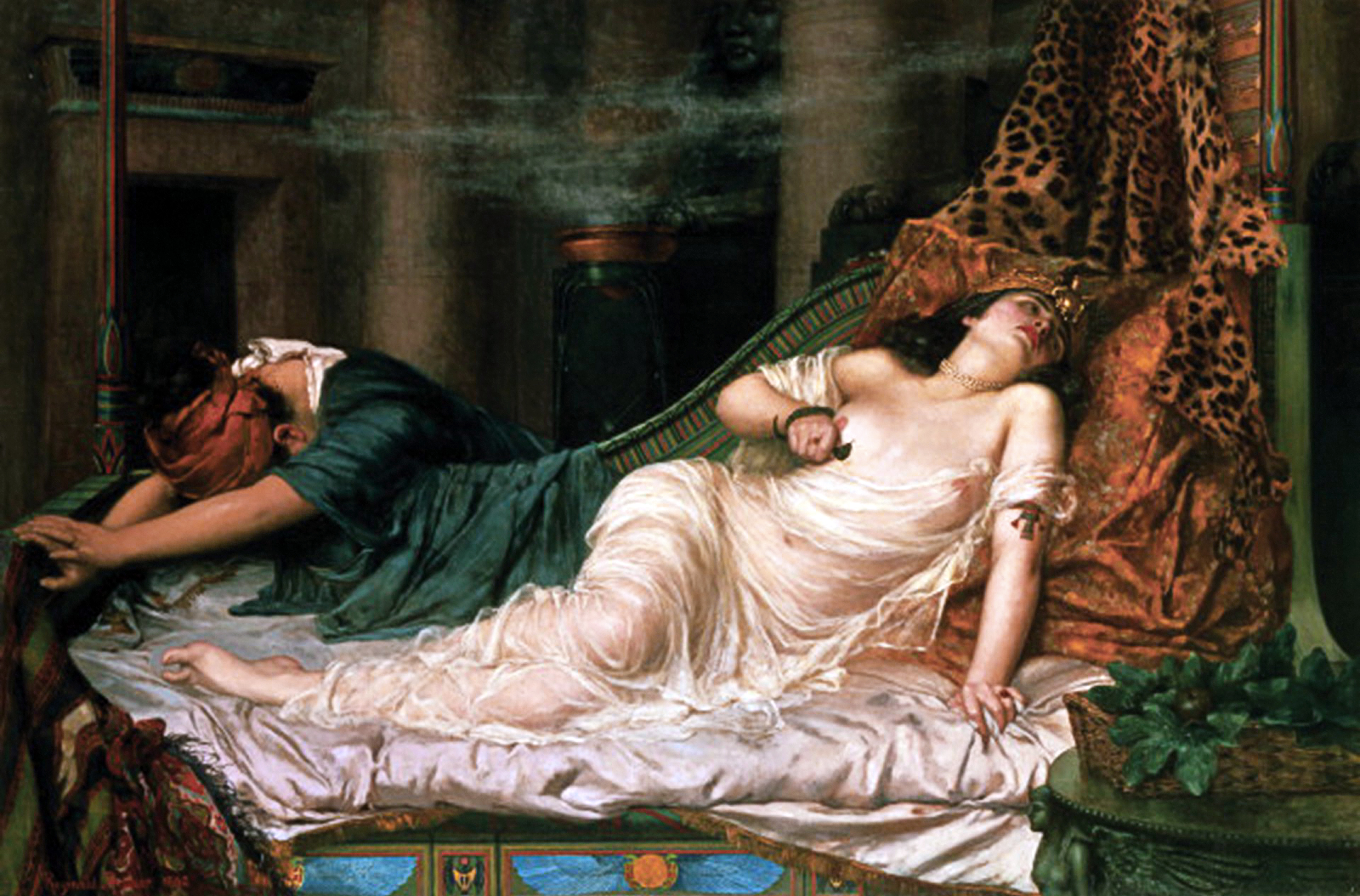 3840x2530 Filethe Death Of Cleopatra Arthur.jpg - Cleopatra Real Painting