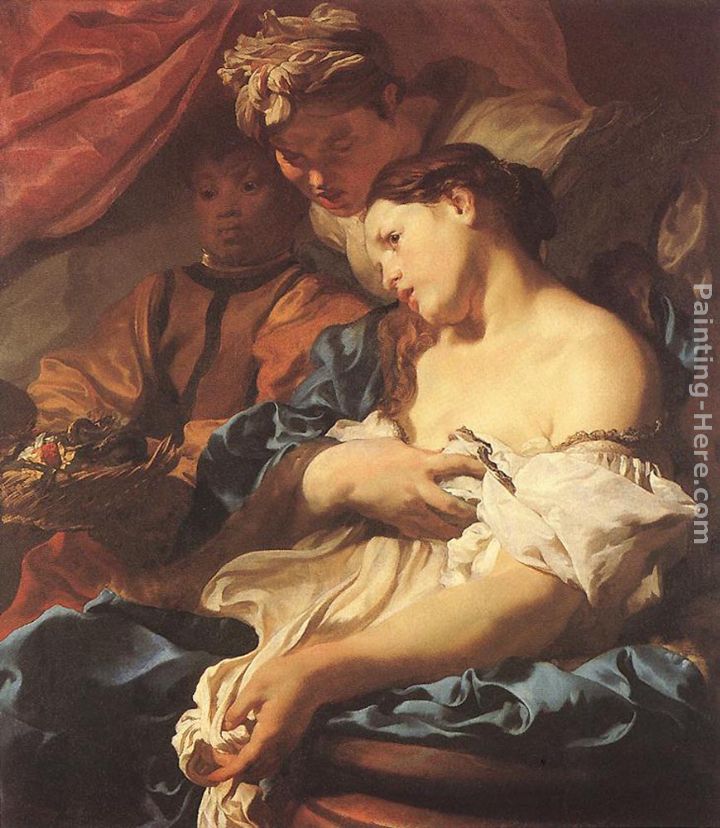 720x828 Johann Liss The Death Of Cleopatra Painting Anysize 50% Off - Cleopatra Real Painting
