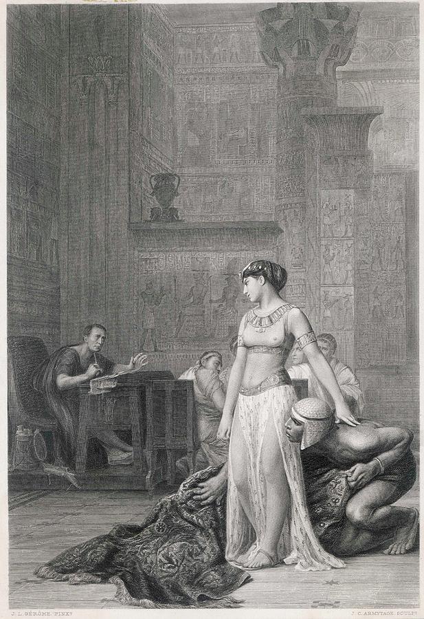 617x900 Cleopatra Vii Queen Of Egypt Allegedly Drawing By Mary Evans - Cleopatra Vii Painting