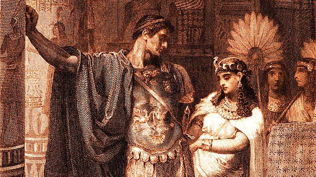640x360 A Painting Of Marc Antony And Cleopatra Sutori - Cleopatra Vii Painting