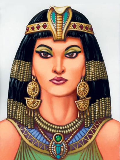 418x557 Queen Cleopatra Vii Philopator Last Active Pharaoh Of Ancient - Cleopatra Vii Painting