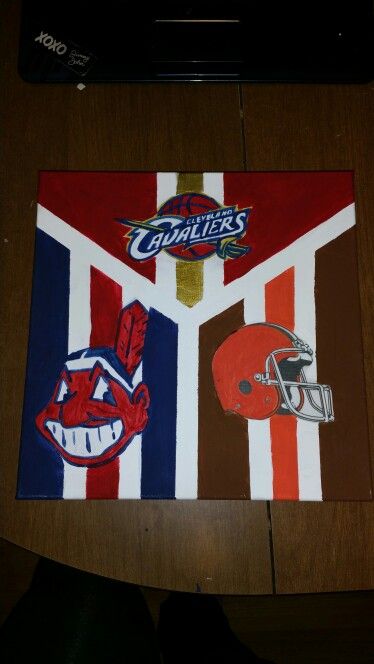 374x664 Hand Painted Canvas For A Cleveland Sport Lover! Cleveland Browns - Cleveland Browns Painting