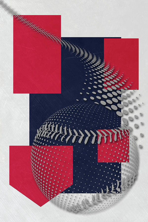 600x900 Cleveland Indians Art Painting By Joe Hamilton - Cleveland Indians Painting