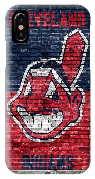 316x592 Cleveland Indians Brick Wall Iphone X Case For Sale By Joe Hamilton - Cleveland Indians Painting