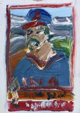 265x375 Dave La Roche Cleveland Indians Painting By John Kilduff - Cleveland Indians Painting