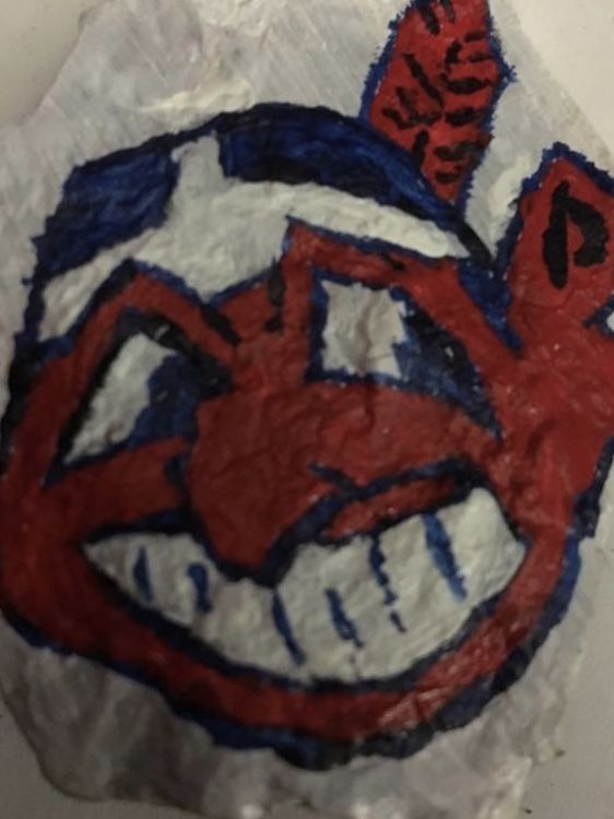 562x750 Play Ball! Who Loves Hearing Those Words Cleveland Indians. Go - Cleveland Indians Painting