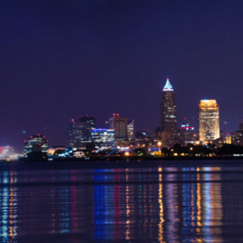 354x354 Shop Cleveland Skyline On Wanelo - Cleveland Skyline Painting
