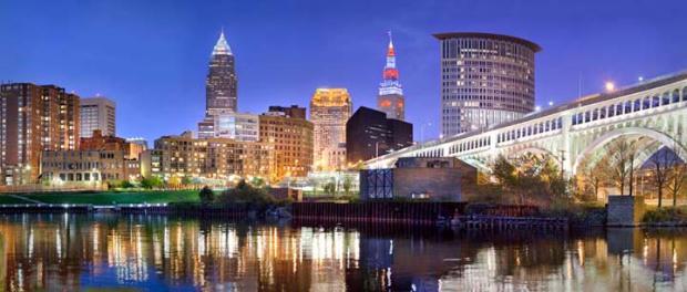 620x264 The Paul Duda Gallery ~ Photography Of Cleveland - Cleveland Skyline Painting