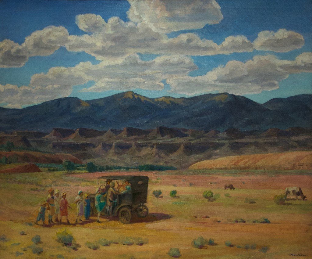 1024x849 John Sloan, Ltpgtltemgtcliff Dwellers' Countryltemgtltpgt Museum - Cliff Dwellers Painting