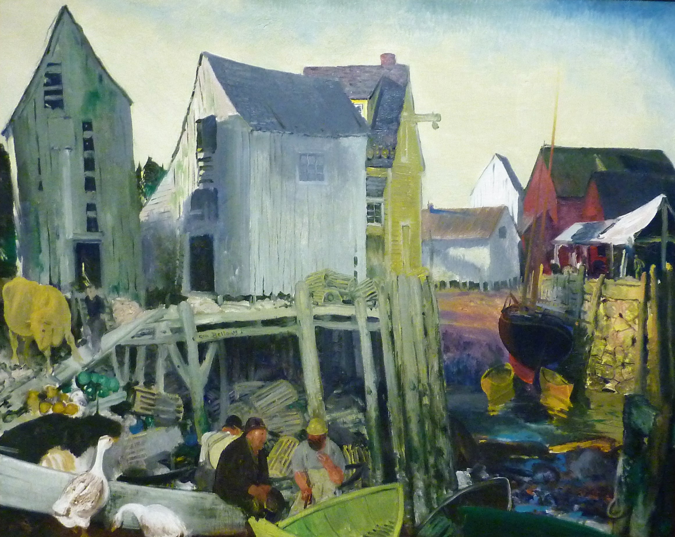 2321x1848 Part 1 George Bellows (1882 1925) Dr Geoff Snell - Cliff Dwellers Painting