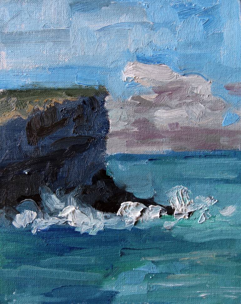 770x971 Saatchi Art Cliff Painting By James Needham - Cliff Painting