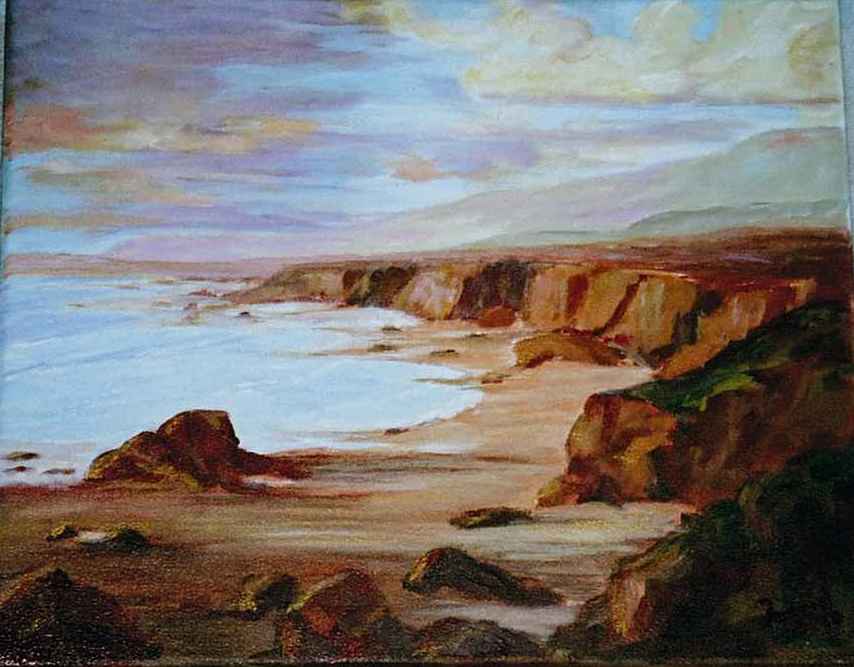 854x667 Acrylic Painting Bow Cliff Blog Site - Cliff Painting