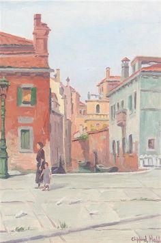 236x355 Clifford Hall Southsea Pier 1934, Oil On Panel, 10 X 14 - Clifford Painting