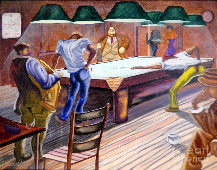 900x705 Last Shot Painting By Clifford Etienne - Clifford Painting