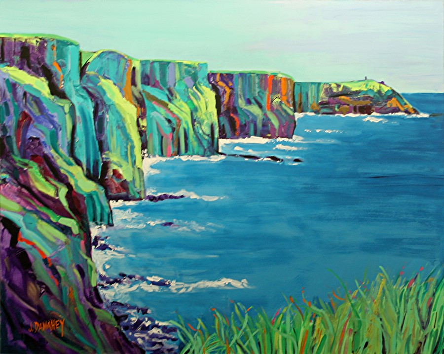 900x717 For Jim, Cliffs Of Moher - Cliffs Of Moher Painting