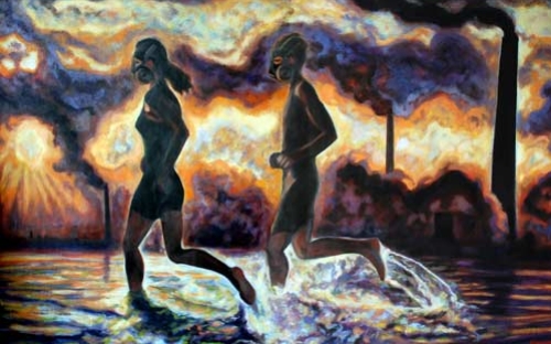 500x312 Climate Change On Canvas Oxfam America - Climate Change Painting