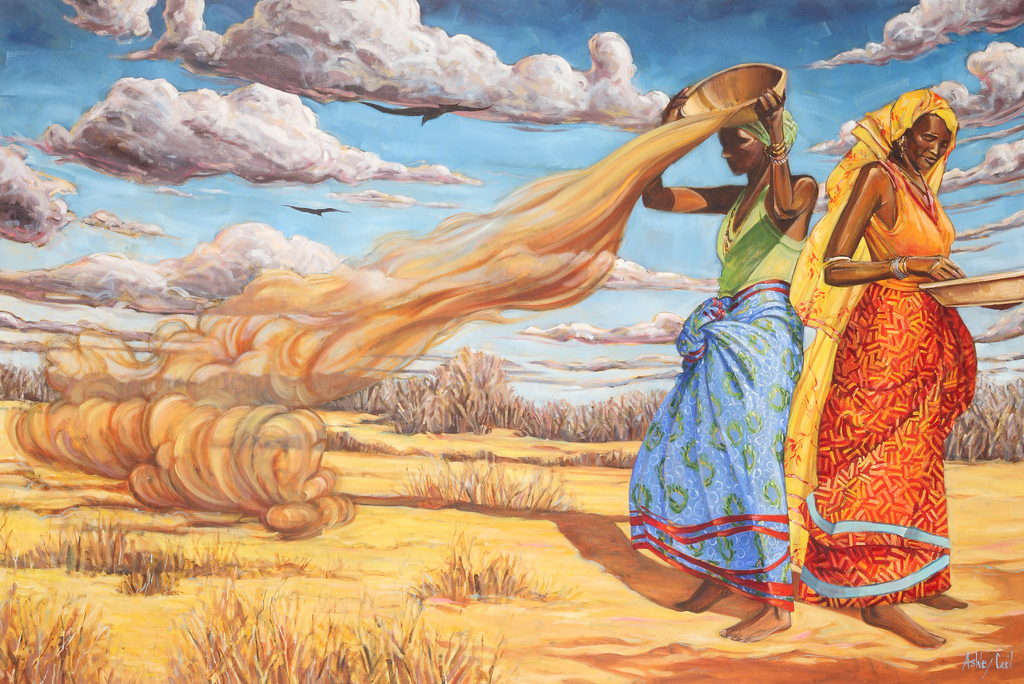 1024x684 Usa - Climate Change Painting