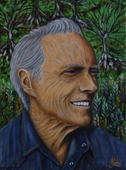 430x579 Oil Painting Gt Secret Garden ( Clint Eastwood ) - Clint Eastwood Painting