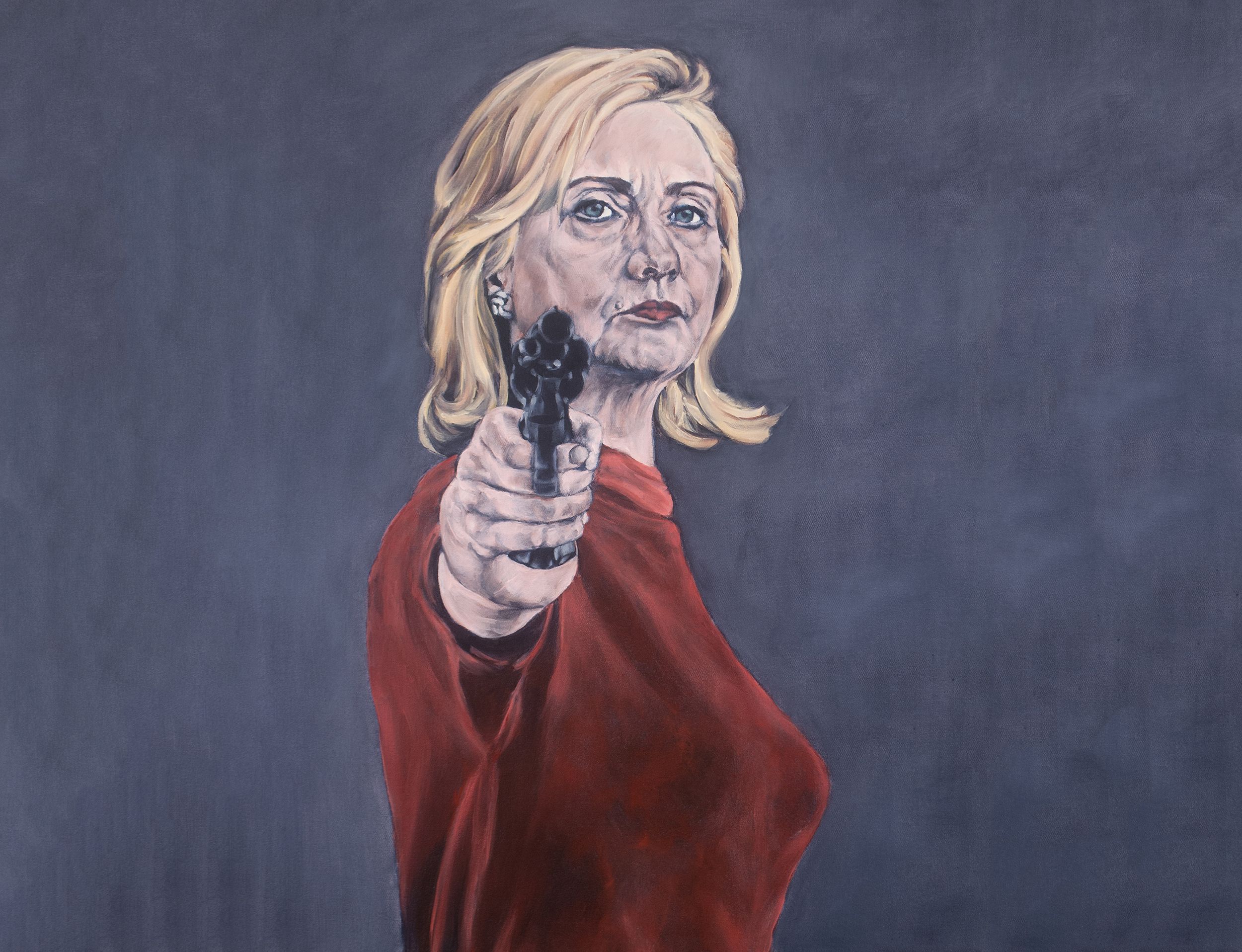 2500x1916 Meet The Artist Who Creates Surreal Hillary Clinton Portraits - Clinton Painting