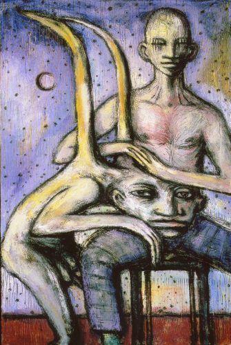 335x500 Clive Barker The Weird And The Wicked Exhibition - Clive Barker Painting