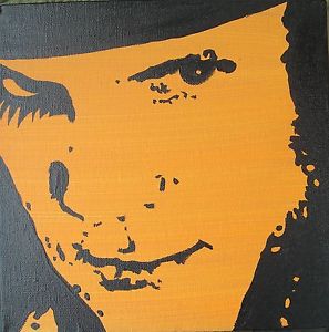 297x300 Alex The Droog A Clockwork Orange Painting Pop Art Chris P Jones - Clockwork Orange Painting