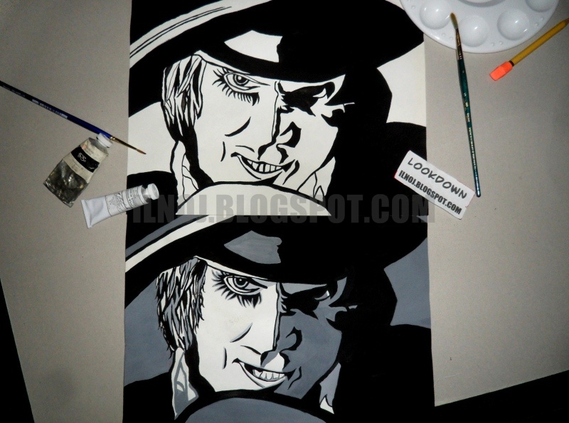 800x595 Create And Destroy Alex From A Clockwork Orange Painting - Clockwork Orange Painting
