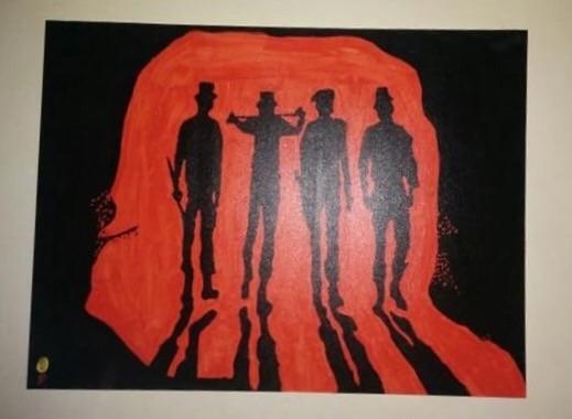 519x380 Painting Clockwork Orange Hoodgee - Clockwork Orange Painting