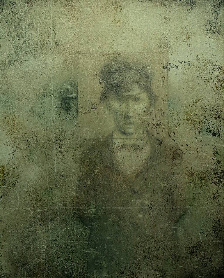 770x953 Saatchi Art Clockwork Boy Painting By Sasha Tsyganov - Clockwork Painting