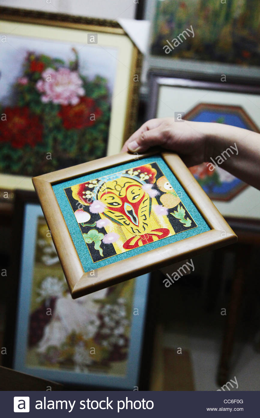 866x1390 Cloisonne Painting, Beijing, China Stock Photo 41940096 - Cloisonne Painting