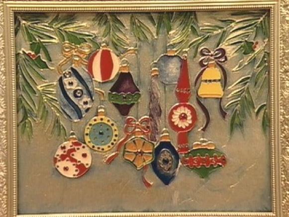 581x436 Cold Cloisonne Holiday Painting Hgtv - Cloisonne Painting