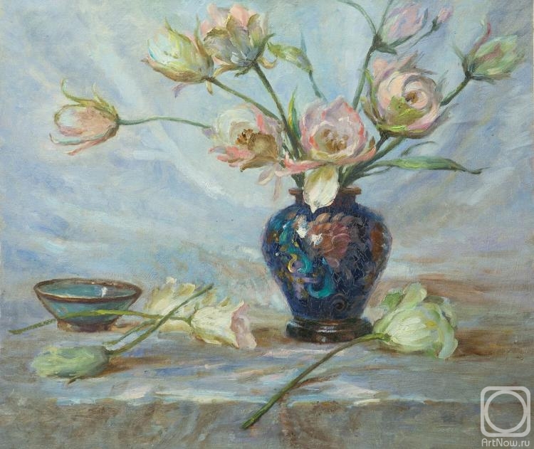 750x631 Painting Copy Of The Painting Daniel F Gerhartz - Cloisonne Painting